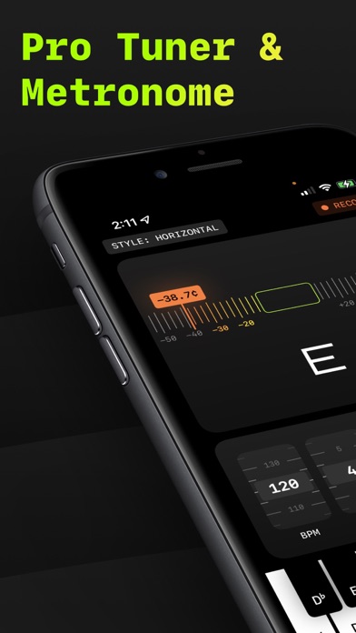 Screenshot #1 pour Pitch Pro Tuner & Metronome