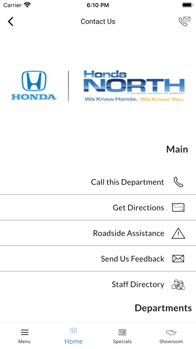 Honda North MLink Screenshot