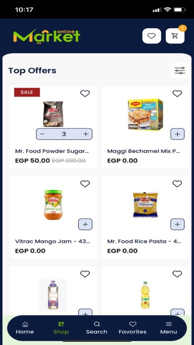 Online Market EG Screenshot