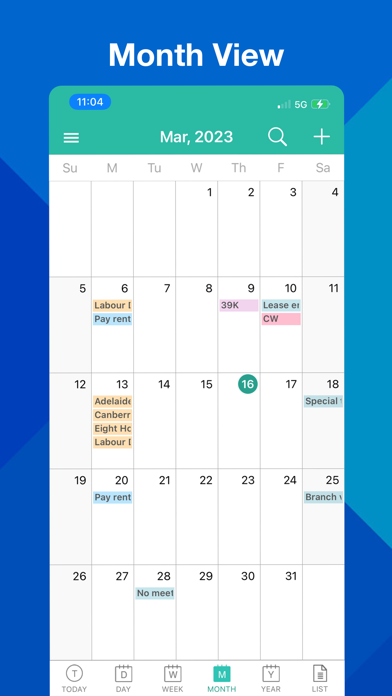 Aesthetic Calendar Screenshot