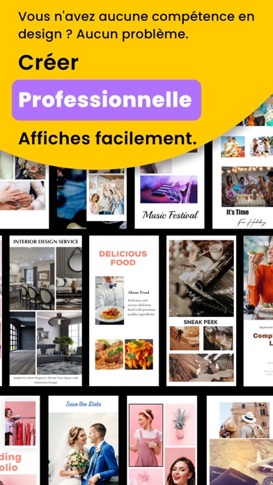 Screenshot #1 pour Création affiche et de flyer