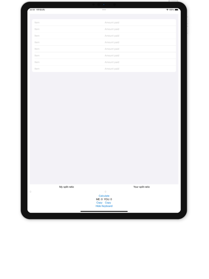 Bill Splitter for Two