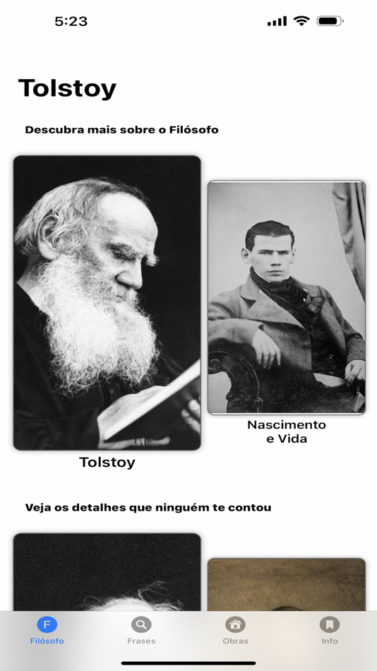 #1. Tolstoy App (iOS) Podle: Mauricio Junior