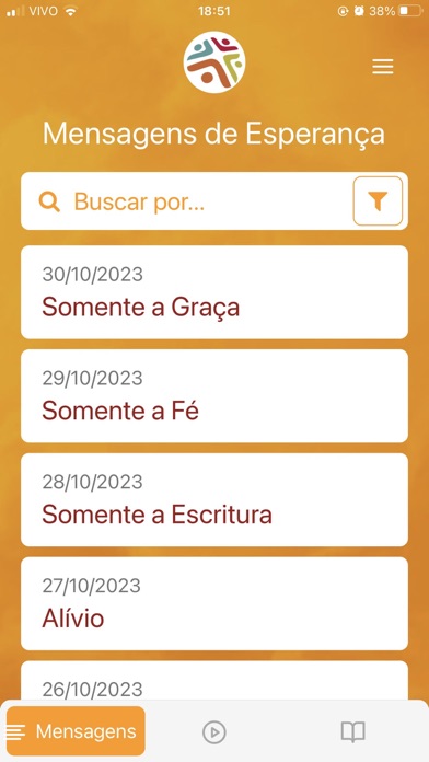 Mensagens de Esperança Screenshot