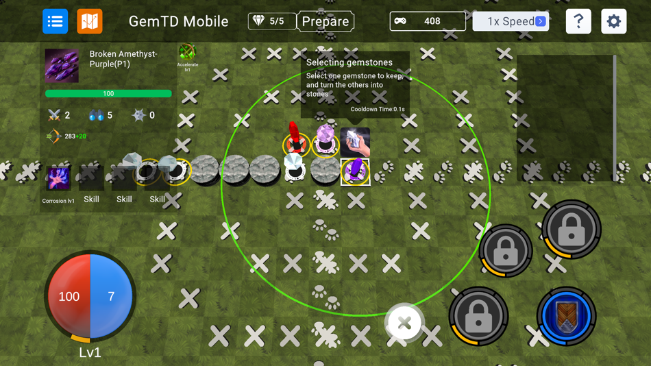 #1. GemTD Mobile (iOS) By: Yi Yang