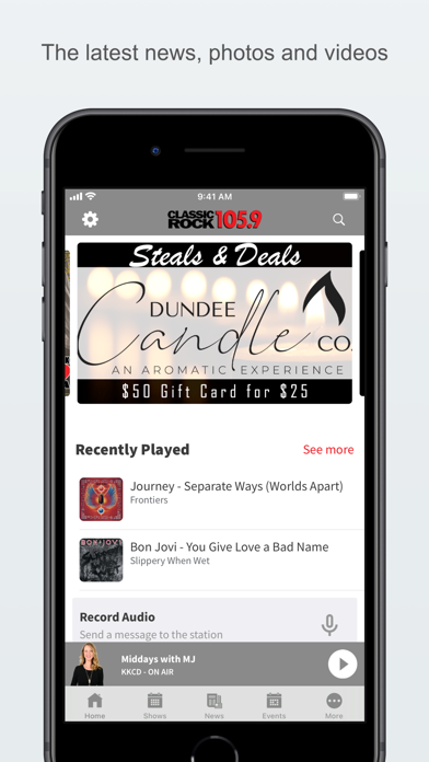 Classic Rock 105.9 Screenshot