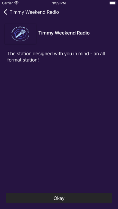 Timmy Weekend Radio Screenshot