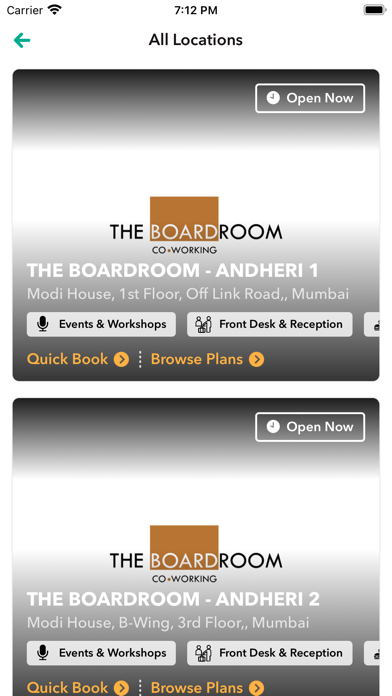 The Boardroom Co-working Screenshot