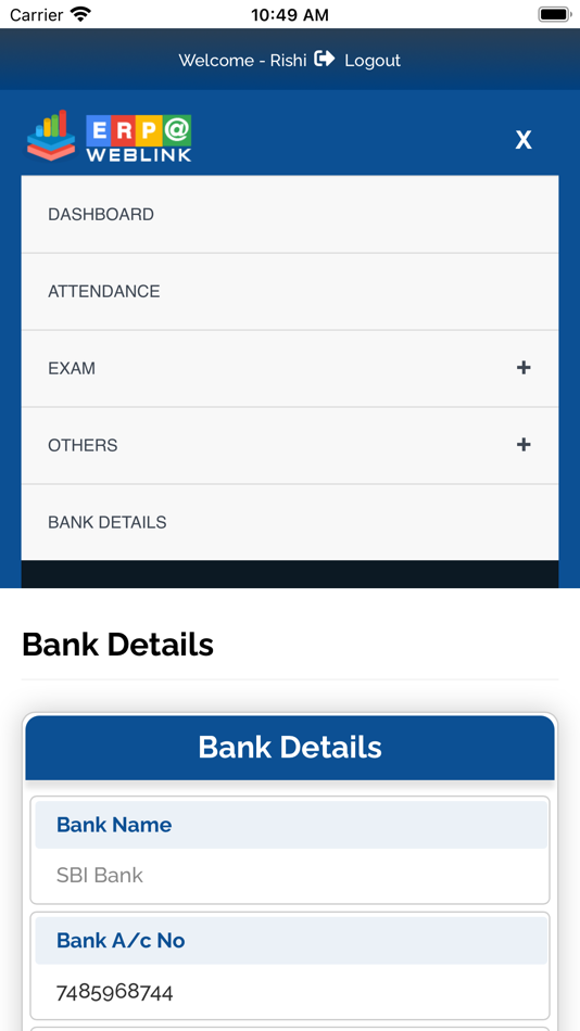 #2. Weblink School ERP (iOS) Podle: Weblink .In Pvt Ltd