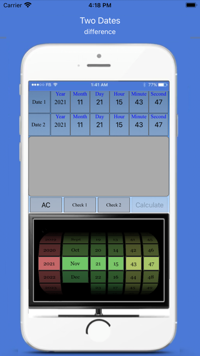 Date And Time Calculator Screenshot