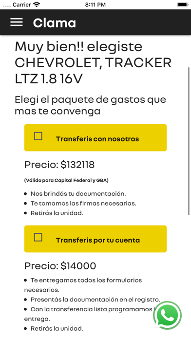 Clama S.A. Screenshot