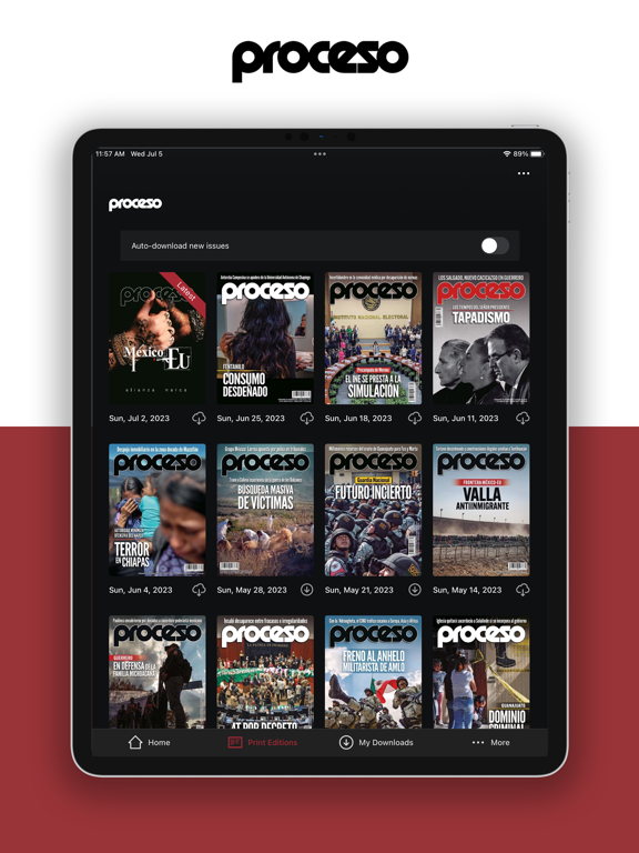 Revista Proceso iPad screenshot 3