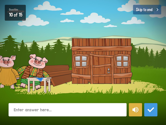 Three Little Pigs Word Builder