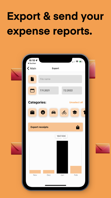 Rekening - Receipts & Expenses Screenshot