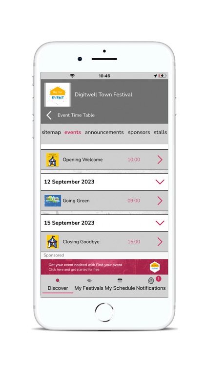 Find Your Event Classic