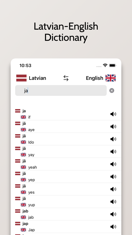 #4. Latvian-English Dictionary (iOS) Podle: FB PUBLISHING LLC