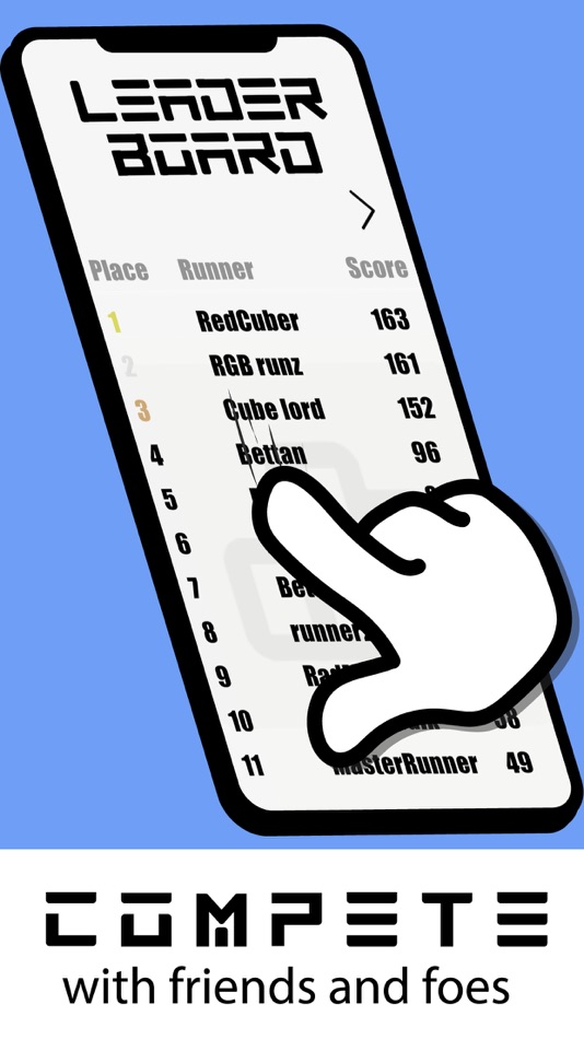 #3. RGB RUNNER (iOS) 由: Lucas Wijk