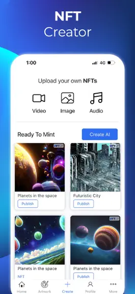 Game screenshot NFT Up - AI Art apk