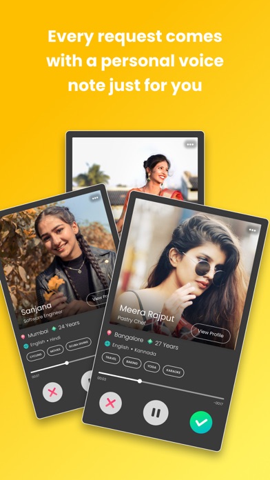Mellow: Voice Dating App Screenshot