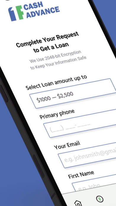 1F Cash Advance: Instant Loans Screenshot