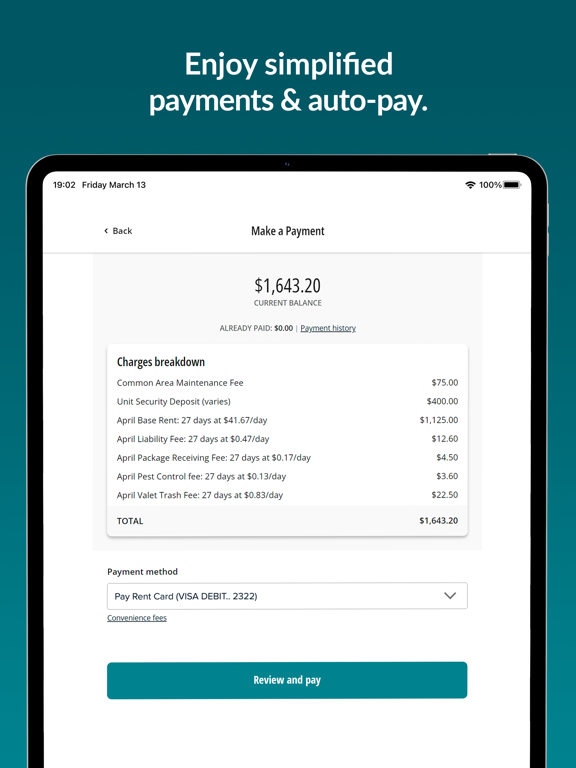 App screenshot