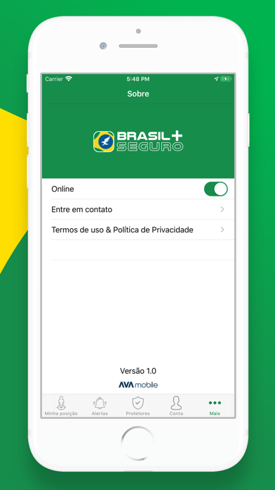 Brasil Mais Seguro App Screenshot