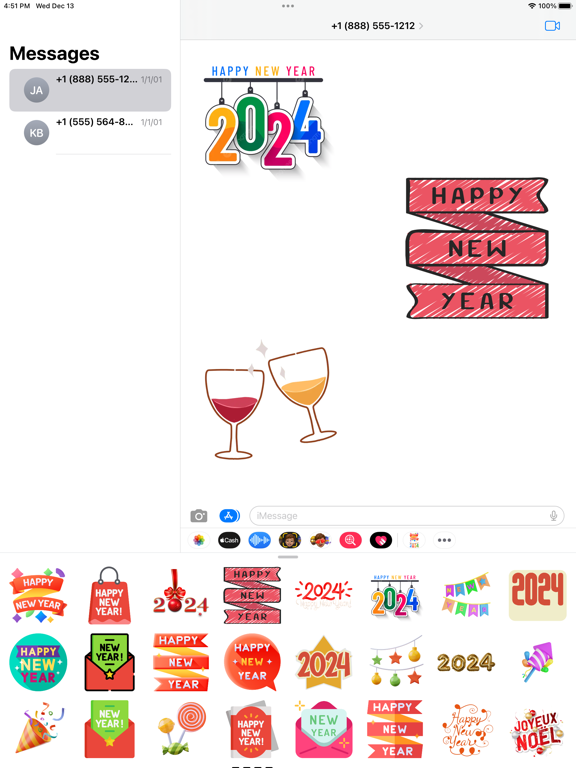 Screenshot #5 pour Happy New Year 2024 -WASticker