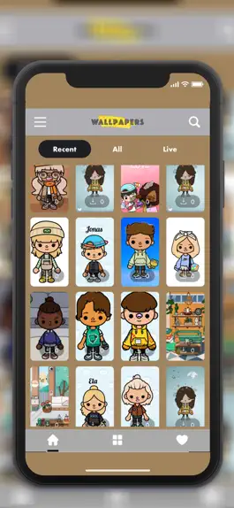 Game screenshot Toca Wallpapers 4K mod apk