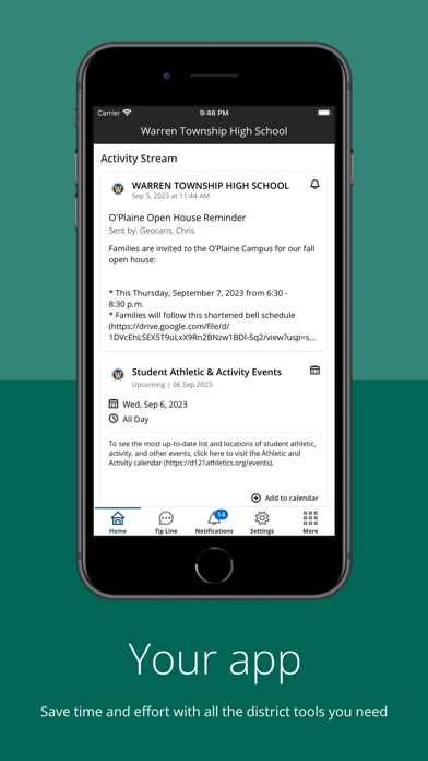 Warren Township High School Screenshot