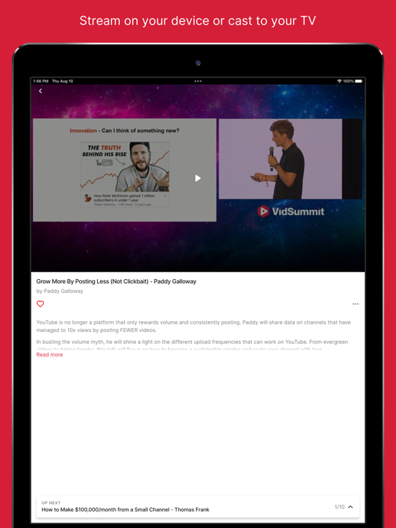Screenshot #6 pour VidSummit ON-Demand