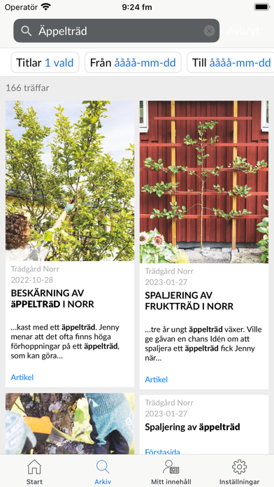Trädgård Norr Screenshot