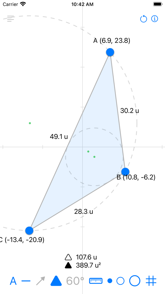#3. iCalc Triangle Calculator Pro (iOS) By: Jake Elrod