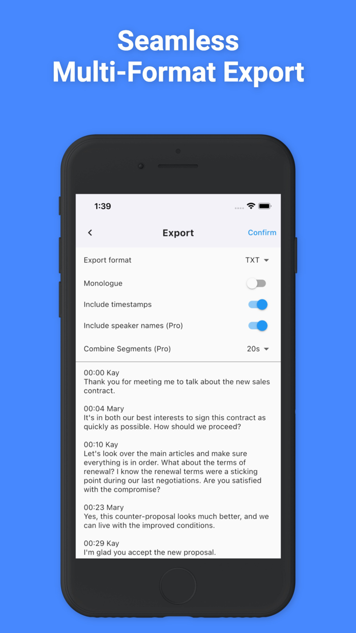 SoundType AI Speech To Text