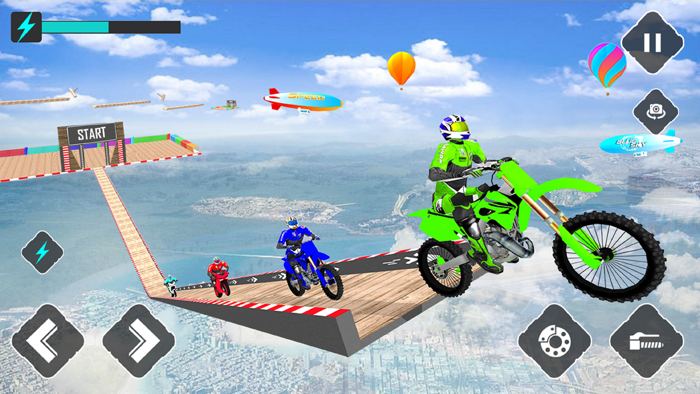 GT Bike Stunt Race Bike Games