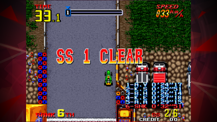 THRASH RALLY ACA NEOGEO