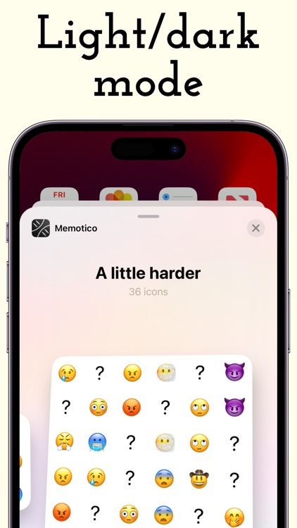 Memotico - Emoji widget game