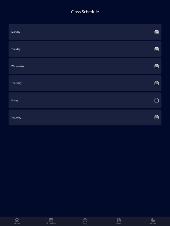 The Arena Gym - San Diego iPad screenshot 3 - Health & Fitness app