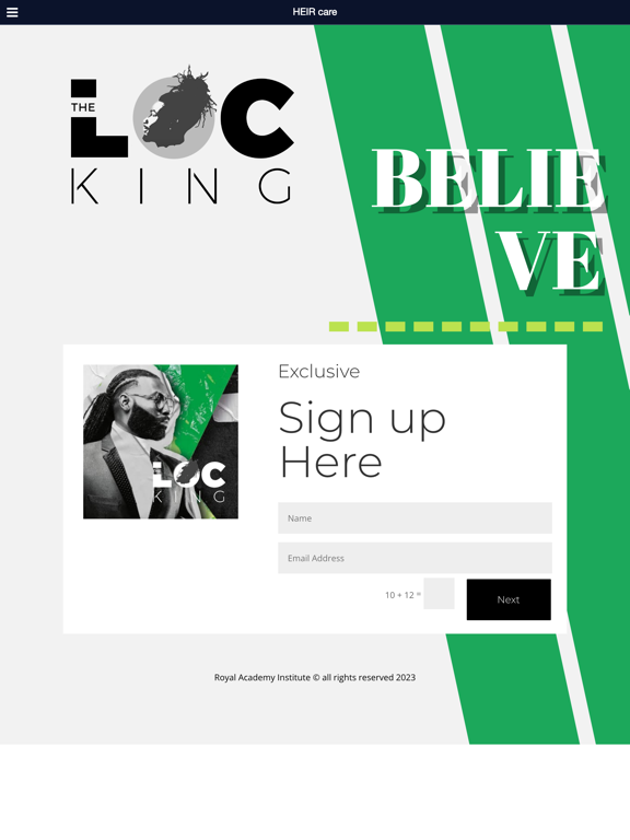 The Loc King iPad screenshot 3 - Lifestyle app