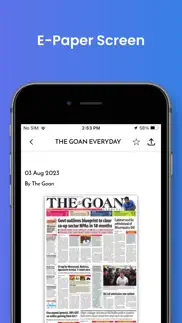 the goan e-paper iphone screenshot 4
