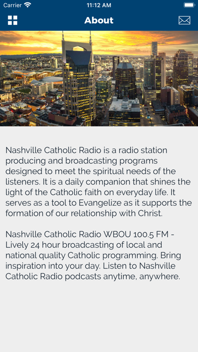 Nashville Catholic Radio Screenshot