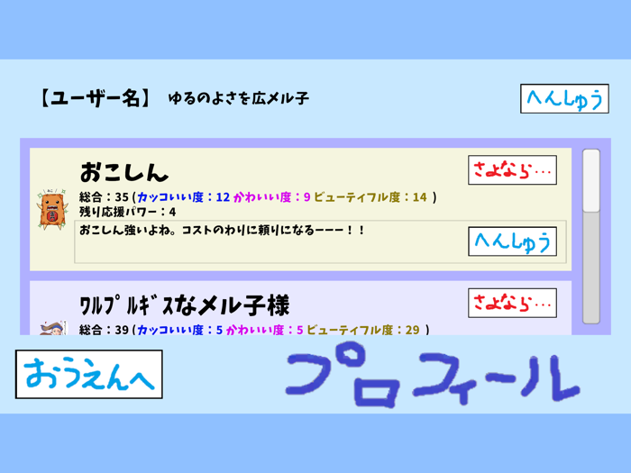 英語物語のゆるのよさを広めるアプリ
