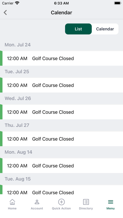 The Plantation Golf Club Screenshot