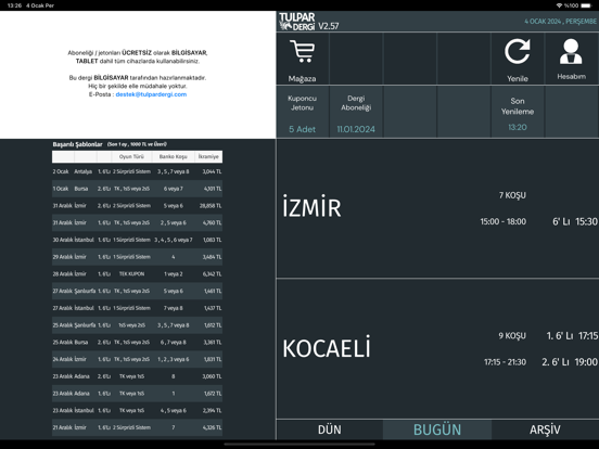 Tulpar Dergi - At Yarışı iPad screenshot