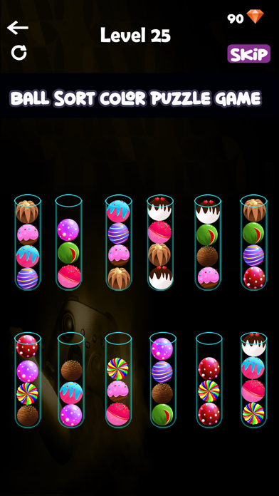 Ball Sort Color Puzzle Game 3D Screenshot