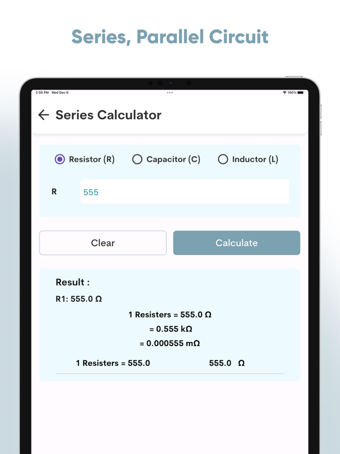 Electronics Calculator Toolkit