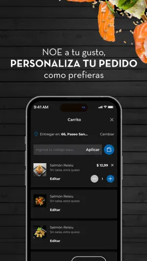 NOE SUSHI screenshot 4