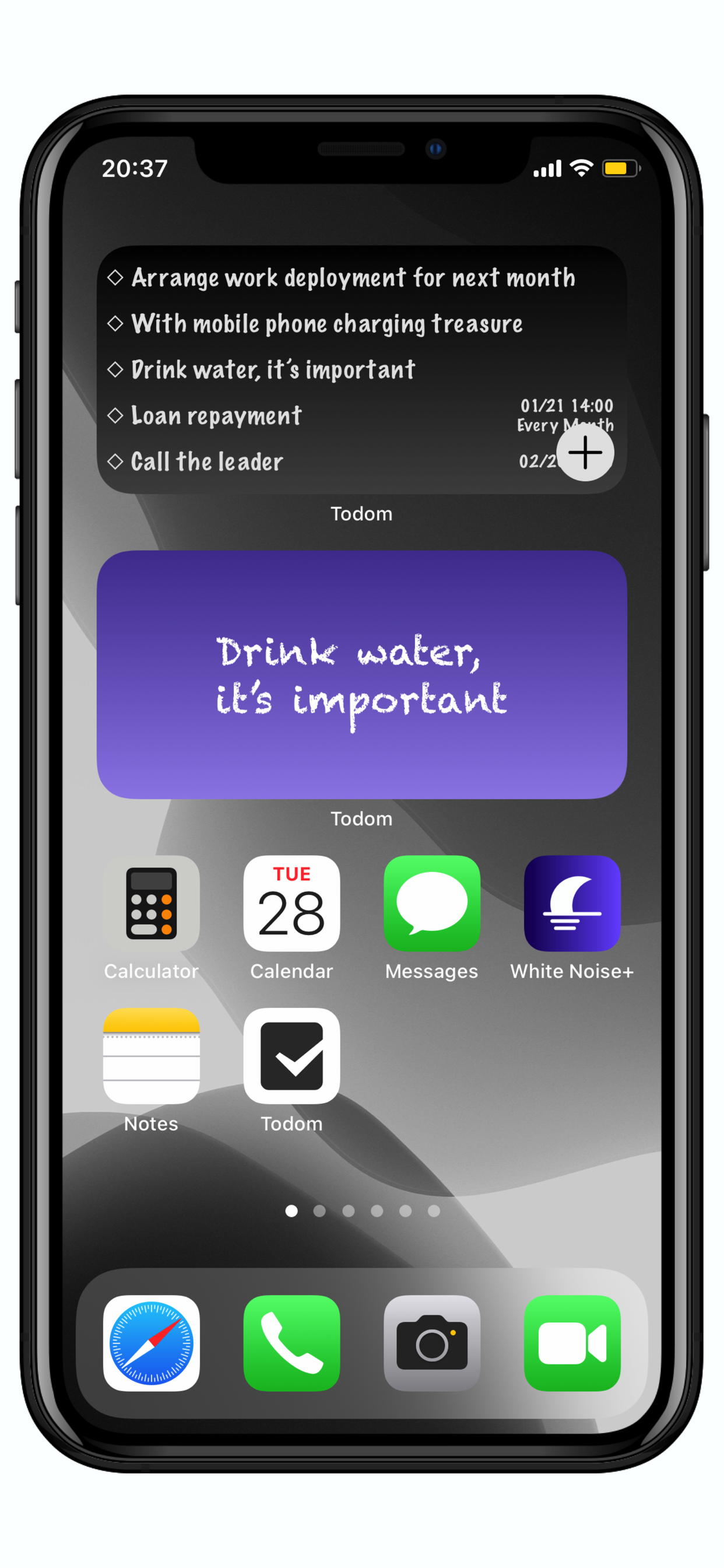 Todom: To Do List Widget App