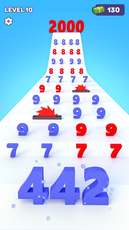 Number Run & Merge Master Game