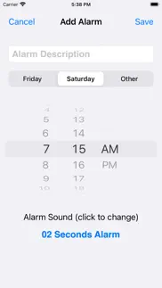 shabbat alarms 3 iphone screenshot 2