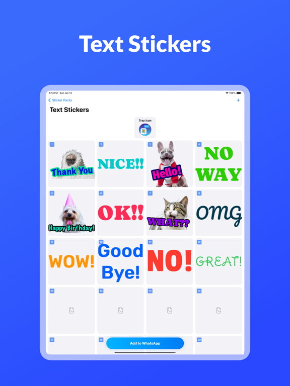 Screenshot #6 pour Sticker Maker for Messengers